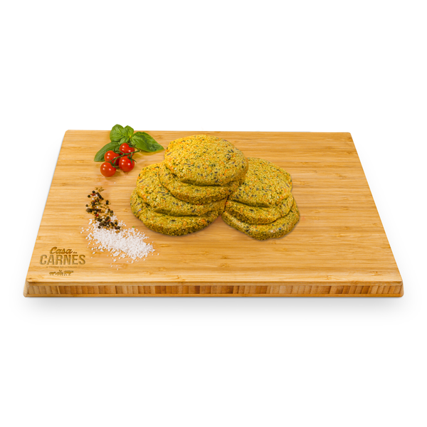 Hambúrguer Vegan - PACK 6 (1 und. aprox. 120g) - CASA DAS CARNES