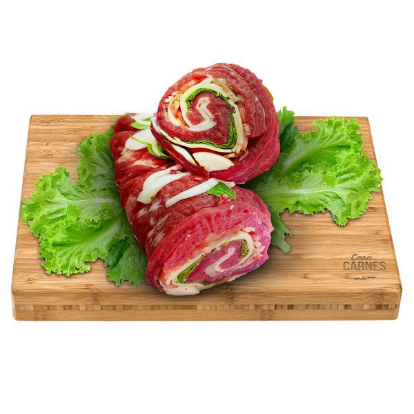 Peito Vitela enrolado com Cebola - 1 uni. (aprox. 1,5Kg) - CASA DAS CARNES