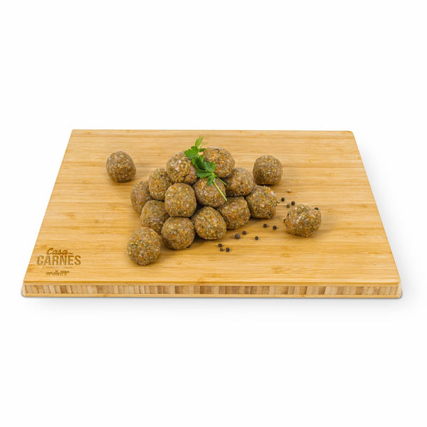 Almôndegas Frango Espinafres e Cenoura - 5.98€/Kg (1/2Kg ou 1Kg) - CASA DAS CARNES