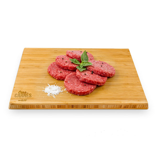 Hambúrguers Novilho - 6€/kg (1Kg, 6 und.) - CASA DAS CARNES