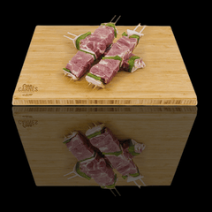 Espetadas Porco - Promoção 5.98€/kg ( 1 und aprox. 250gr ) - CASA DAS CARNES