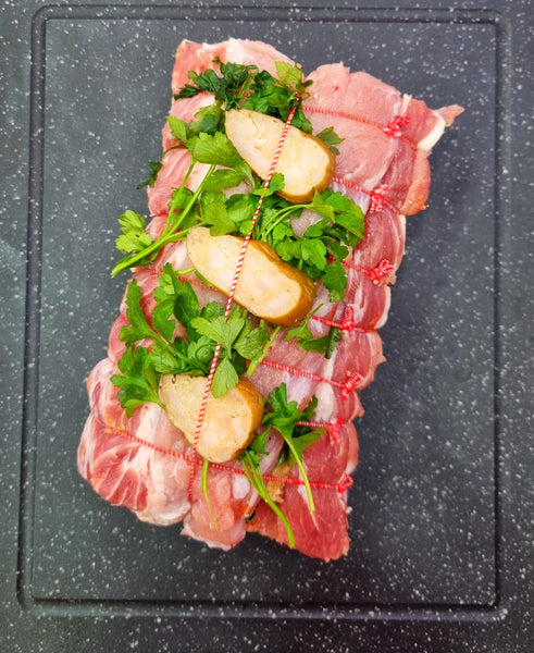 Lombo porco recheado c/ farinheira - 7,98€/kg (1 uni. aprox. 1,5Kg) - CASA DAS CARNES