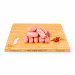 Salsichas Porco embaladas - 1 emb. (12 salsichas - aprox 600g) - CASA DAS CARNES